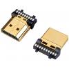 Lyndahl LKHDMICON19 HDMI konektor Pólů: 19 zlatá 1 ks