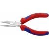Knipex 25 05 140 pro elektroniku a jemnou mechaniku ploché jehlové kleště rovné vanadová elektrikářská ocel 140 mm