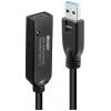 LINDY USB kabel USB 3.2 Gen1 USB-A zástrčka, USB-C ® zásuvka 20.00 m černá 43375 LINDY USB kabel USB 3.2 Gen1 USB-A zástrčka, USB-C ® zásuvka 20.00 m černá 43375