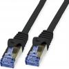 Value 21.99.0721 RJ45 síťové kabely, propojovací kabely CAT 6A S/FTP 30.00 m černá dvoužilový stíněný, bez halogenů, samozhášecí 1 ks Value 21.99.0721 RJ45 síťové kabely, propojovací kabely CAT 6A S/FTP 30.00 m černá dvoužilový stíněný, bez halogenů, samozhášecí 1 ks