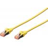 Digitus DK-1644-100/Y RJ45 síťové kabely, propojovací kabely CAT 6 S/FTP 10.00 m žlutá bez halogenů, kroucené páry , s ochranou, samozhášecí 1 ks Digitus DK-1644-100/Y RJ45 síťové kabely, propojovací kabely CAT 6 S/FTP 10.00 m žlutá bez halogenů, kroucené páry , s ochranou, samozhášecí 1 ks