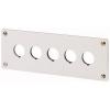 Eaton M22-E5 216546 vestavný rámeček 5 instalačních pozic (Ø x v) 22 mm x 72 mm šedá 1 ks