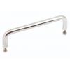 Madlo skříňky barva Stříbrná, Nerezová ocel, Leštěné, délka: 106 mm x 30 mm x 8mm RS PRO