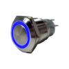 RND Spínač odolný proti vandalům, řada: RND 210 IP67 1 NO/1 NC Panel zap-zap Osvětlené 19 mm 5A, barva LED: Modrá 250 V RND Spínač odolný proti vandalům, řada: RND 210 IP67 1 NO/1 NC Panel zap-zap Osvětlené 19 mm 5A, barva LED: Modrá 250 V