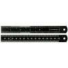 Pravítko, délka: 150 mm Imperiální, Metrické šířka 19mm Černě chromované, Ocel RS PRO Pravítko, délka: 150 mm Imperiální, Metrické šířka 19mm Černě chromované, Ocel RS PRO