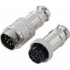 TRU COMPONENTS TC-13895628 kulatý konektor DIN, 1 sada