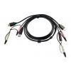 Aten Kabel KVM Vnější, A: USB typu A, B: Display Port, DVI, HDMI Vnější 1.8 m, Černá Aten Kabel KVM Vnější, A: USB typu A, B: Display Port, DVI, HDMI Vnější 1.8 m, Černá