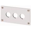 Eaton M22-E3 216544 vestavný rámeček 3 instalační pozice (Ø x v) 22 mm x 72 mm šedá 1 ks