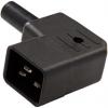 RS PRO Konektor IEC C20, orientace těla: Pravý úhel, Kabel Vnější, 250V 16A RS PRO Konektor IEC C20, orientace těla: Pravý úhel, Kabel Vnější, 250V 16A