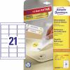 Avery-Zweckform L6023REV-25 univerzální etikety 63.5 x 38.1 mm papír bílá 630 ks přemístitelné inkoustová tiskárna, laserová tiskárna, barevná laserová