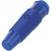 TRU COMPONENTS TC-R8-107 zdířka pro banánek zásuvka, rovná Ø pin: 4 mm modrá 1 ks