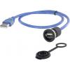 USB 2.0 typ A vestavná zásuvka M16 1310-1002-03 encitech Množství: 1 ks