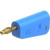 Staubli Zkušební zástrčka, 4 mm, 30V ac, 32A, Modrá, Vnější Šroubová, materiál kontaktu: Slitina měď-zinek, pokovení Staubli Zkušební zástrčka, 4 mm, 30V ac, 32A, Modrá, Vnější Šroubová, materiál kontaktu: Slitina měď-zinek, pokovení