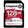 Kingston Canvas React Plus paměťová karta SD 128 GB Class 10 UHS-II