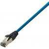 LogiLink CQ8036S RJ45 síťové kabely, propojovací kabely CAT 8.1 S/FTP 1.00 m modrá bez halogenů 1 ks LogiLink CQ8036S RJ45 síťové kabely, propojovací kabely CAT 8.1 S/FTP 1.00 m modrá bez halogenů 1 ks