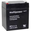 multipower PB-12-4,5-4,8 MP4,5-12 olověný akumulátor 12 V 4.5 Ah olověný se skelným rounem (š x v x h) 90 x 107 x 70 mm plochý konektor 4,8 mm bezúdržbové, multipower PB-12-4,5-4,8 MP4,5-12 olověný akumulátor 12 V 4.5 Ah olověný se skelným rounem (š x v x h) 90 x 107 x 70 mm plochý konektor 4,8 mm bezúdržbové,