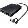 i-tec USB adaptér [1x USB-C®, USB A - 2x DisplayPort] I-TEC USB-A/USB-C Dual 4K DP Video Ada. 0 mm
