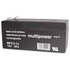 multipower MPC3-12 117718 olověný akumulátor 12 V 3 Ah olověný se skelným rounem (š x v x h) 67 x 66 x 134 mm plochý konektor 6,35 mm odolné proti více cyklům,