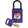 Brady Purpurová, Nylon, Plastové Visací zámek 4.72 mm