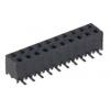 Patice PCB, řada: MMS, orientace těla: Rovný, rozteč: 2 mm Deska-deska, počet kontaktů: 20, počet řad: 2, Průchozí otvor Patice PCB, řada: MMS, orientace těla: Rovný, rozteč: 2 mm Deska-deska, počet kontaktů: 20, počet řad: 2, Průchozí otvor