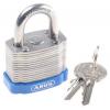 ABUS Visací zámek Klíč Stejné klíčování Odolnost vůči povětrnostním vlivům, Ocel Obojí 6.7 mm třmen, Šedá 44mm ABUS Visací zámek Klíč Stejné klíčování Odolnost vůči povětrnostním vlivům, Ocel Obojí 6.7 mm třmen, Šedá 44mm