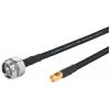 Koaxiální kabel, řada: N Type, RP-SMA IWLAN, Černá RADOX, vnější průměr: 5.5 mm OD 3 m 50 Ω Siemens S koncovkou Koaxiální kabel, řada: N Type, RP-SMA IWLAN, Černá RADOX, vnější průměr: 5.5 mm OD 3 m 50 Ω Siemens S koncovkou