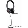 Yealink UH48 Dual Teams USB-C/A Headset otevřená (On Ear) kabelová černá telefon