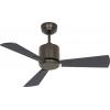 CasaFan ECO NEO III 92 BZ-SW/TK WiFi Flügel Schwarz/Teak stropní ventilátor 12 W (Ø x v) 92 cm x 360 mm bronzová s dálkovým ovládáním, s časovačem, vhodný i