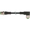 Kabel ovladače snímače, A: Vnější, A: Rovný 4, B: M12, B: Vnitřní, 30V ac/dc 4, IP65, IP66K, IP67, řada: A-Coded Kabel ovladače snímače, A: Vnější, A: Rovný 4, B: M12, B: Vnitřní, 30V ac/dc 4, IP65, IP66K, IP67, řada: A-Coded