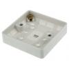 Instalační krabice Logic Plus 1 16 mm Lesklý Vysoce kvalitní termoset Bílá BS 87mm MK Electric IP20 Zapuštěná montáž,