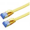 Value 21.99.2134 RJ45 síťové kabely, propojovací kabely CAT 6A F/UTP 1.50 m žlutá stíněný, plochý, pozlacené kontakty 1 ks Value 21.99.2134 RJ45 síťové kabely, propojovací kabely CAT 6A F/UTP 1.50 m žlutá stíněný, plochý, pozlacené kontakty 1 ks