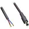 BKL Electronic 075180 nízkonapěťový připojovací kabel nízkonapěťová zástrčka - kabel s otevřenými konci 5.50 mm 2.50 mm 1.00 m 1 ks