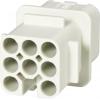 HARTING Han® 8D-F 09360083101 konektorová vložka, zásuvka, seria Han® D, 1 ks