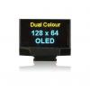 Displej OLED 0.96 in Pasivní matice 128 x 64 pixelů Jazýček Midas I2C, Paralelní, SPI