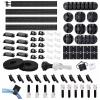 TRU COMPONENTS T23CA007 sada dílů k držáku na kabel TC-12888384 Průměr kabelového svazku (rozsah) 1 do 40 mm černá 1 sada