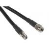 Koaxiální kabel, řada: SMA RF LLC200A, Černá Polyvinylchlorid, vnější průměr: 4.95 mm OD 50 Ω Siretta S koncovkou Koaxiální kabel, řada: SMA RF LLC200A, Černá Polyvinylchlorid, vnější průměr: 4.95 mm OD 50 Ω Siretta S koncovkou