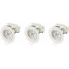 Sygonix SY-6417588 LED vestavné svítidlo, LED, GU10, 3 W, bílá, sada 3 ks Sygonix SY-6417588 LED vestavné svítidlo, LED, GU10, 3 W, bílá, sada 3 ks