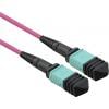 Value 21.99.1105 optické vlákno optické vlákno kabel 15.00 m fialová [1x zástrčka MPO - 1x zástrčka MPO] 50/125 µ Multimode OM4