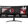 LG Electronics 34WR50QK-B LED monitor 86.4 cm (34 palec)3440 x 1440 Pixel, 21:9, 5 ms, VA LED LG Electronics 34WR50QK-B LED monitor 86.4 cm (34 palec)3440 x 1440 Pixel, 21:9, 5 ms, VA LED
