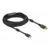 Delock DisplayPort / HDMI kabel Konektor DisplayPort, Zástrčka HDMI-A 10 m černá 85960 pozlacené kontakty, 4K UHD Kabel DisplayPort
