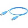 Weidmüller USB kabel USB-A zástrčka 5.00 m modrá PVC plášť 2581730050