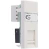 MK Electric Konektor RJ45, řada: Logic Plus Vnitřní Cat5e, počet cest: 1, Rovný, Povrch, počet portů: 1portový MK Electric Konektor RJ45, řada: Logic Plus Vnitřní Cat5e, počet cest: 1, Rovný, Povrch, počet portů: 1portový