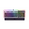 Thermaltake Argent K5 Sliver Switch (GER) kabelový herní klávesnice německá, QWERTZ titanová s podsvícením