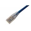 HellermannTyton Connectivity Kat6 Kabel, Modrá, Nízko dýmivý bezhalogenový, A: RJ45 10 m, B: RJ45, typ pláště: Nestíněný