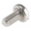 RS PRO Šroub s nízkou půlkulovou hlavou Drážka, Obyčejný, Nerezová ocel hlavice Kónická 10.0 mm