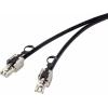 Renkforce RF-4538216 RJ45 síťové kabely, propojovací kabely CAT 6A S/FTP 0.50 m černá se stahovacím kroužkem pro odblokování 1 ks Renkforce RF-4538216 RJ45 síťové kabely, propojovací kabely CAT 6A S/FTP 0.50 m černá se stahovacím kroužkem pro odblokování 1 ks