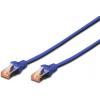 Digitus DK-1644-100/B RJ45 síťové kabely, propojovací kabely CAT 6 S/FTP 10.00 m modrá stínění pletivem, bez halogenů, samozhášecí, fóliové stínění, stíněný, Digitus DK-1644-100/B RJ45 síťové kabely, propojovací kabely CAT 6 S/FTP 10.00 m modrá stínění pletivem, bez halogenů, samozhášecí, fóliové stínění, stíněný,
