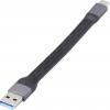 Renkforce USB kabel USB 2.0 0.15 m černá flexibilní provedení, s LED RF-6738048 Renkforce USB kabel USB 2.0 0.15 m černá flexibilní provedení, s LED RF-6738048