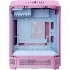 Thermaltake The Tower 600 Bubble Pink midi tower PC skříň růžová, modrá