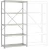 Manuflex RP1018.9006 základní modul regálu oddělení , (š x v x h) 1030 x 2000 x 400 mm, ocelová podlaha